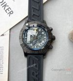 Replica Breitling Avenger Hurricane Military Watch Black Leather Strap